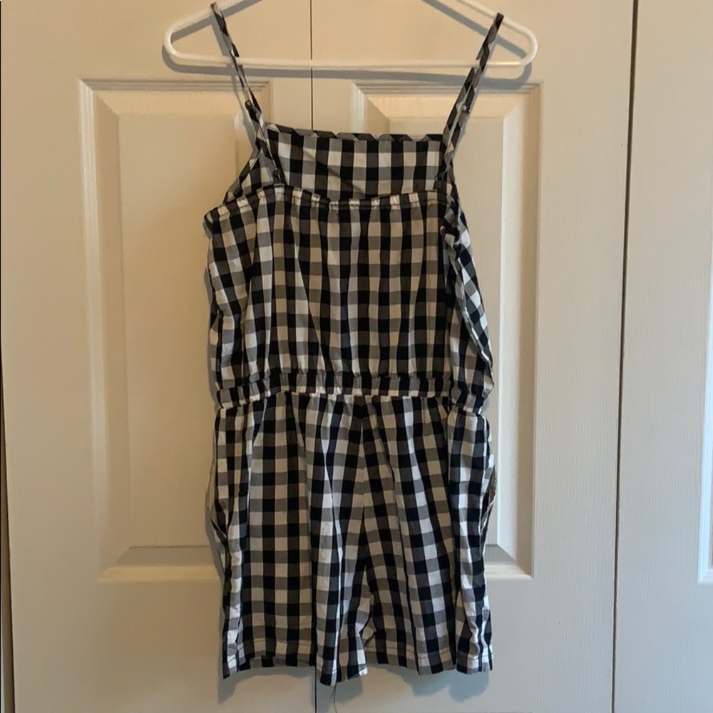 Checkerboard Romper - Picture 2 of 4